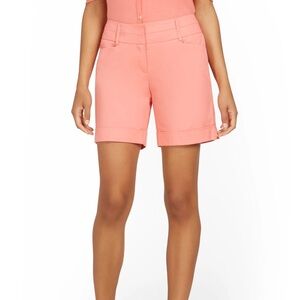 New York & Company Modern Fit 7” Pink Shorts